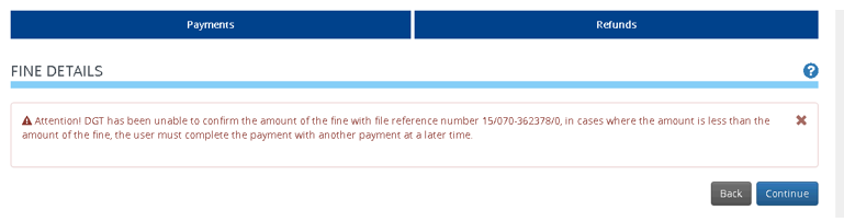 Summary of the Payment of Fines-2