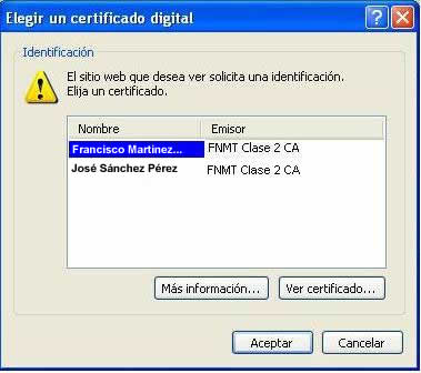 Aviso certificado digital